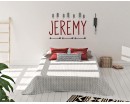 Nursery Personalized name wall decals with Arrows